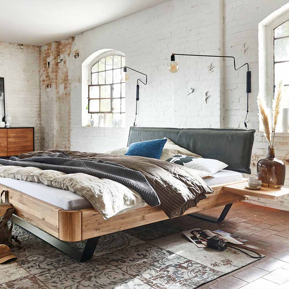 Tjornbo Easy Sleep met gestoffeerd hoofdbord Leder