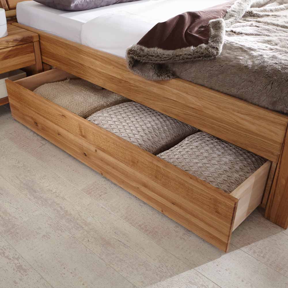 Tjornbo Easy Sleep met laden en gestoffeerd hoofdbord