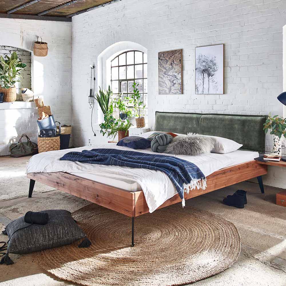 Tjornbo Modern Sleep met gestoffeerd hoofdbord Velours