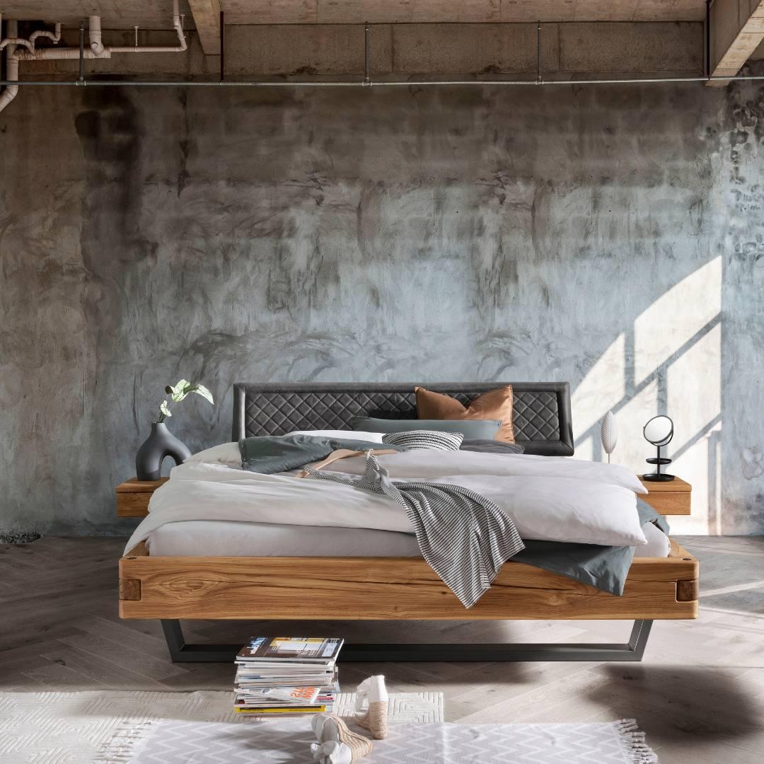 TpT Balkenbed 820 gestoffeerd hoofdbord