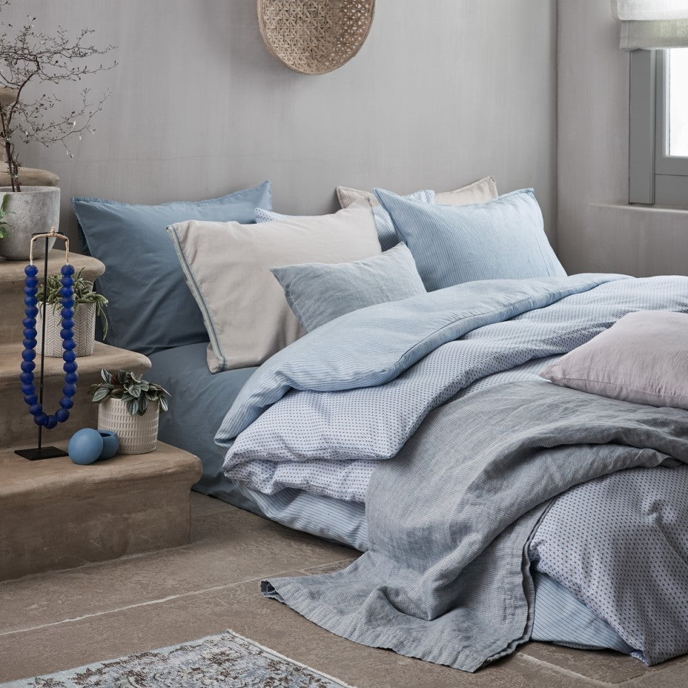 Vandyck Dekbedovertrek Pure 34 Faded Denim