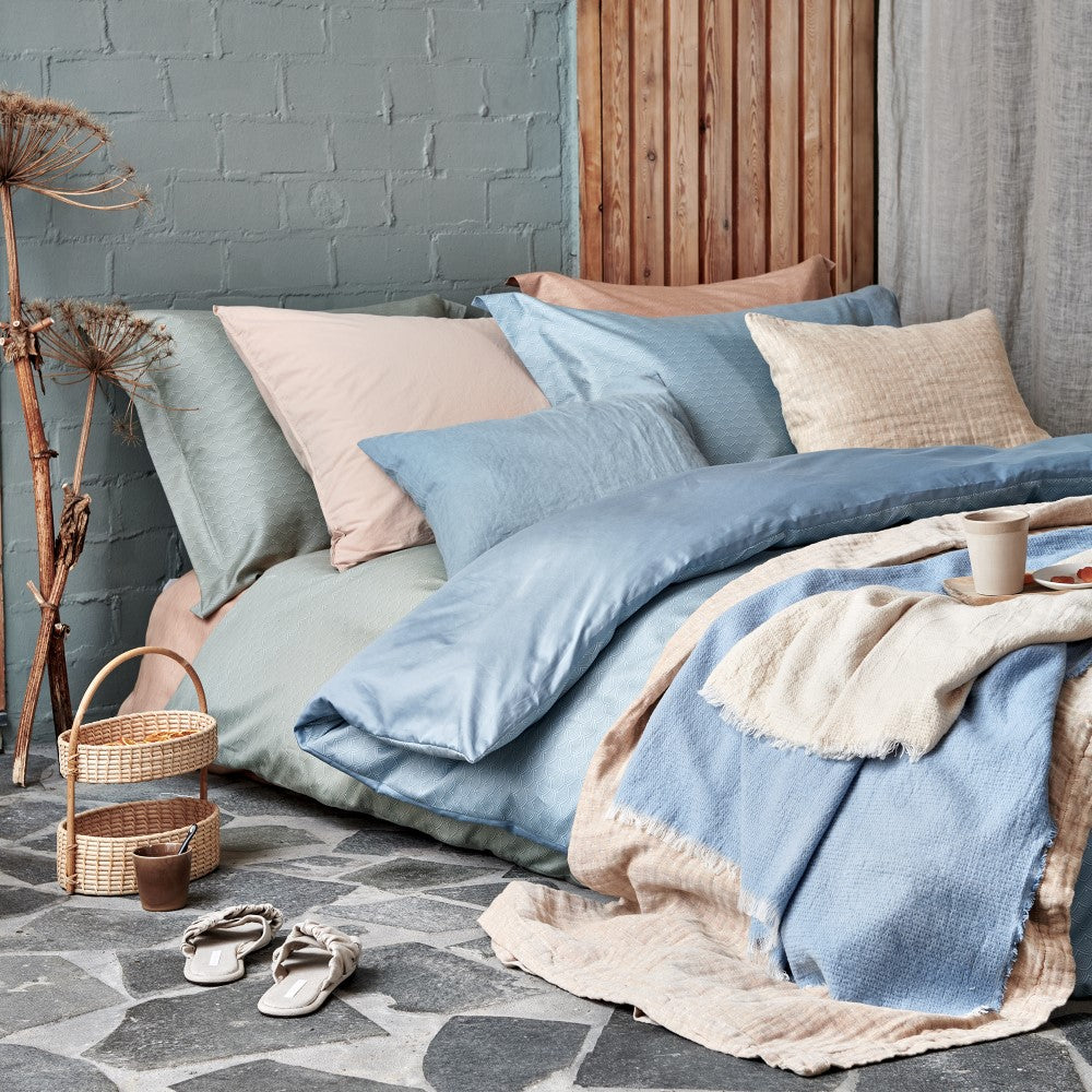 Vandyck Dekbedovertrek Fizzy Pearl Blue