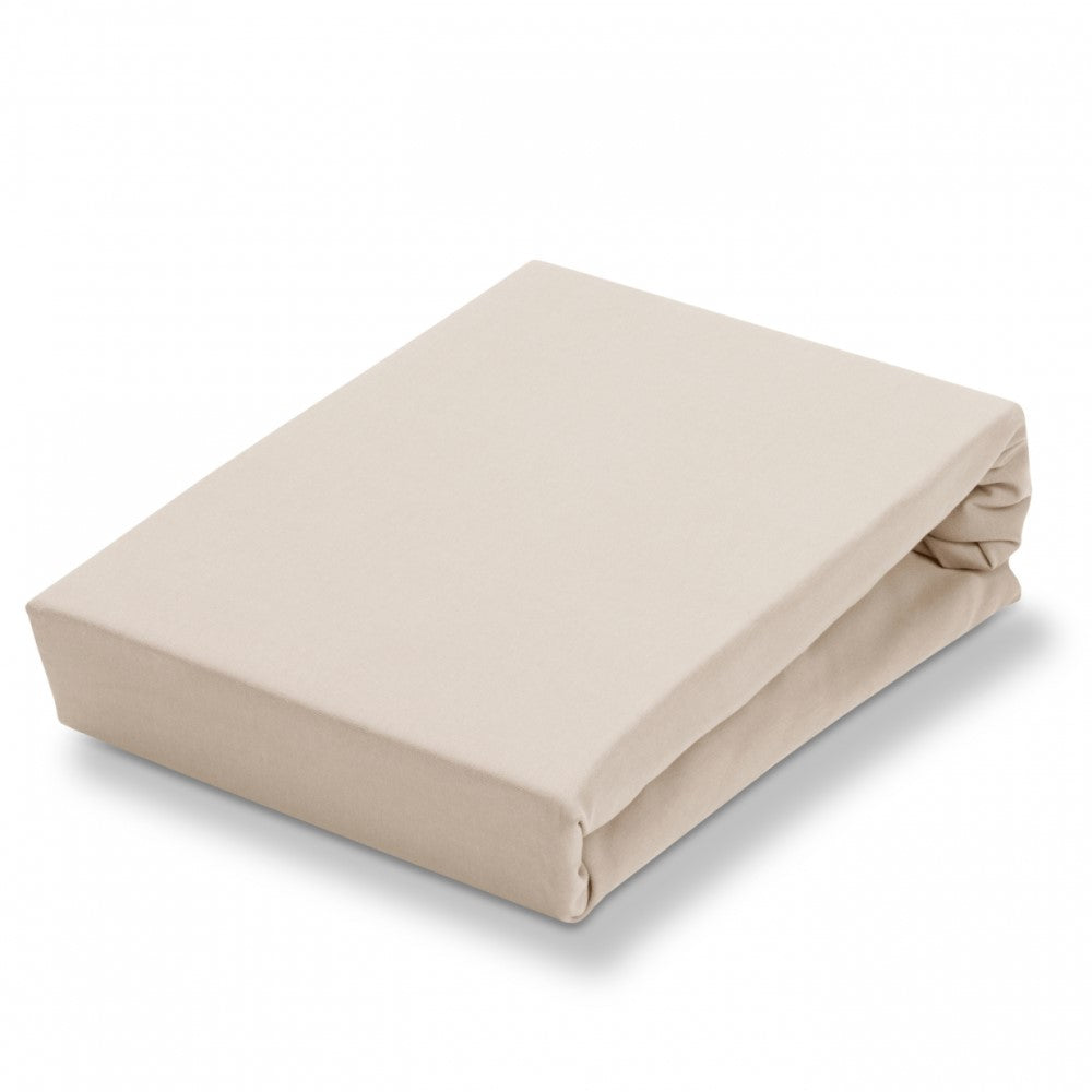 Vandyck Hoeslaken Jersey Soft Stone - Topper 180-200 x 200-220 cm