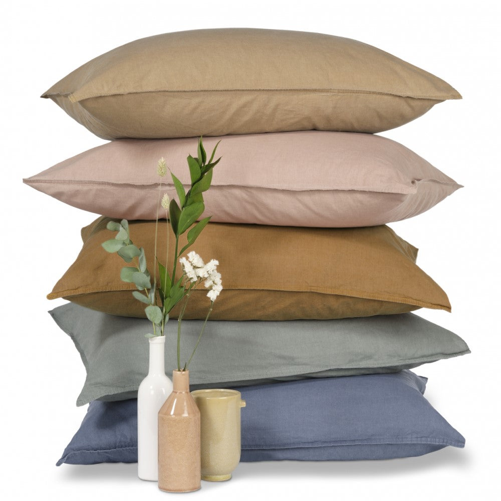 Vandyck Dekbedovertrek Washed Cotton Ash Rose