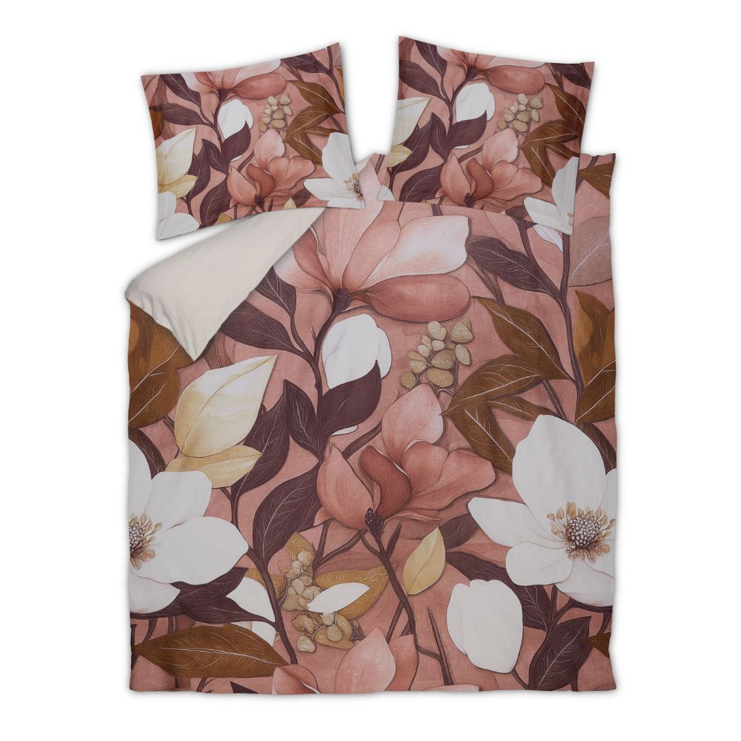 Vandyck Dekbedovertrek Floravine Rose Dawn