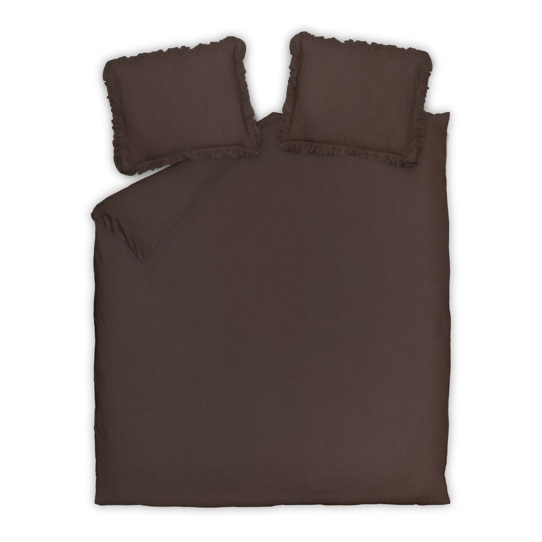 Vandyck Dekbedovertrek Pure 83 Dark Truffle