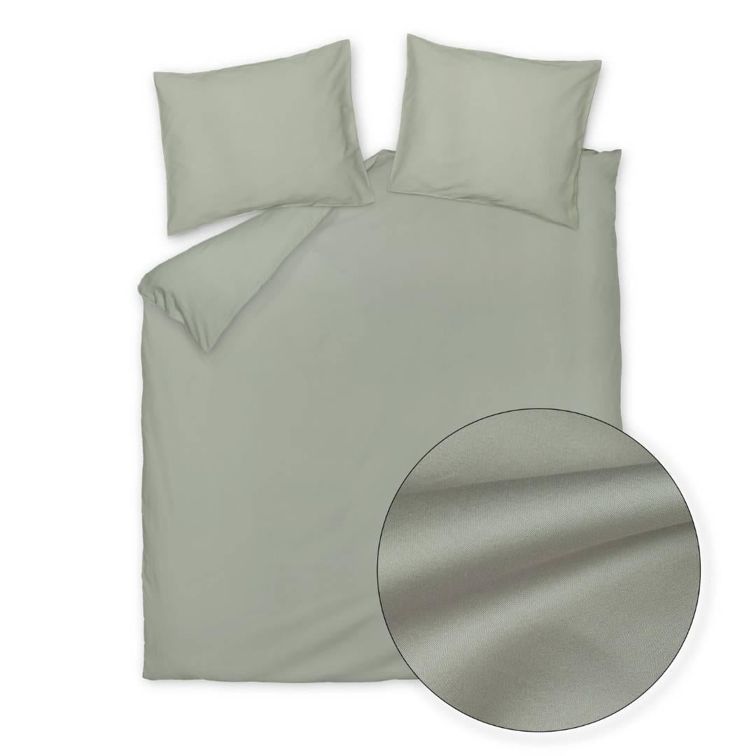 Vandyck Dekbedovertrek Satin Luxe Smoke Green