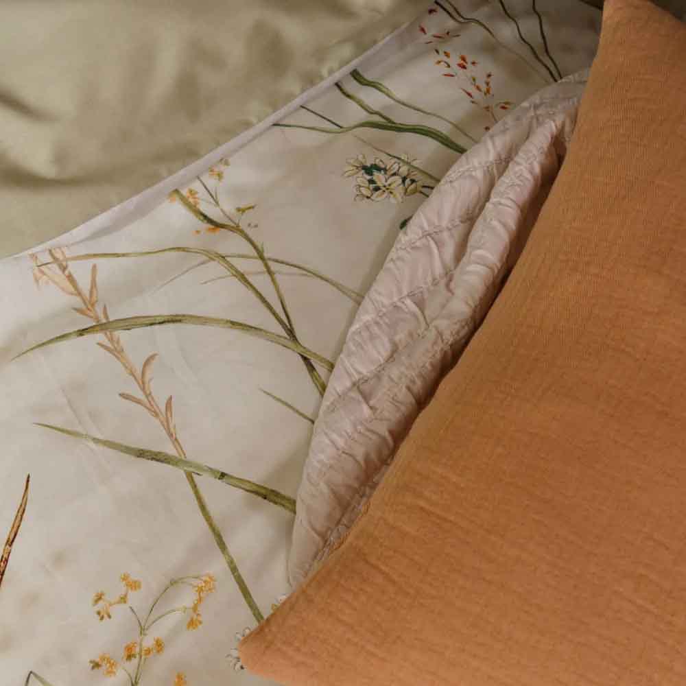 Vandyck Dekbedovertrek Butterflies Light Olive