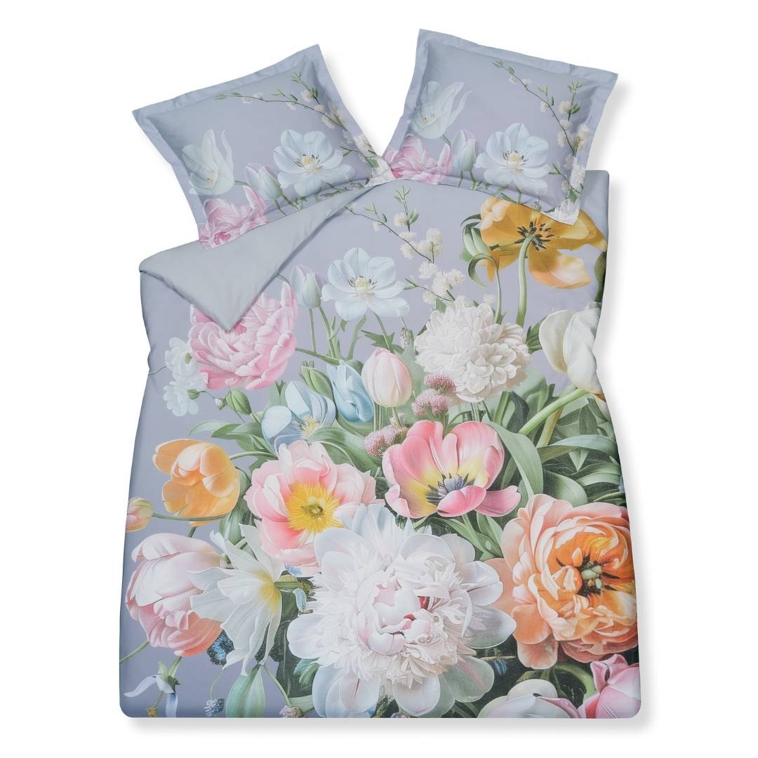 Vandyck Dekbedovertrek Fleur Festive Lavender Blue