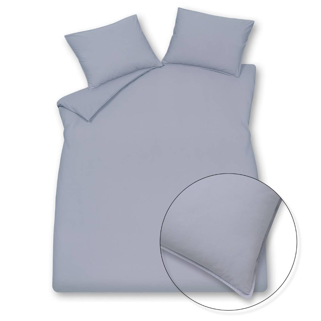 Vandyck Dekbedovertrek Washed Cotton Lavender Blue