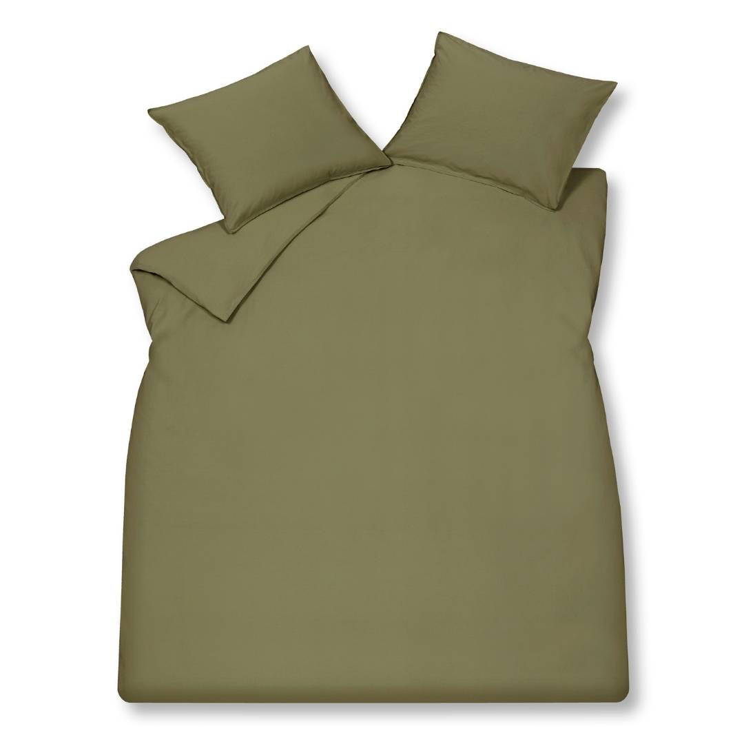 Vandyck Dekbedovertrek Washed Cotton Martini Olive
