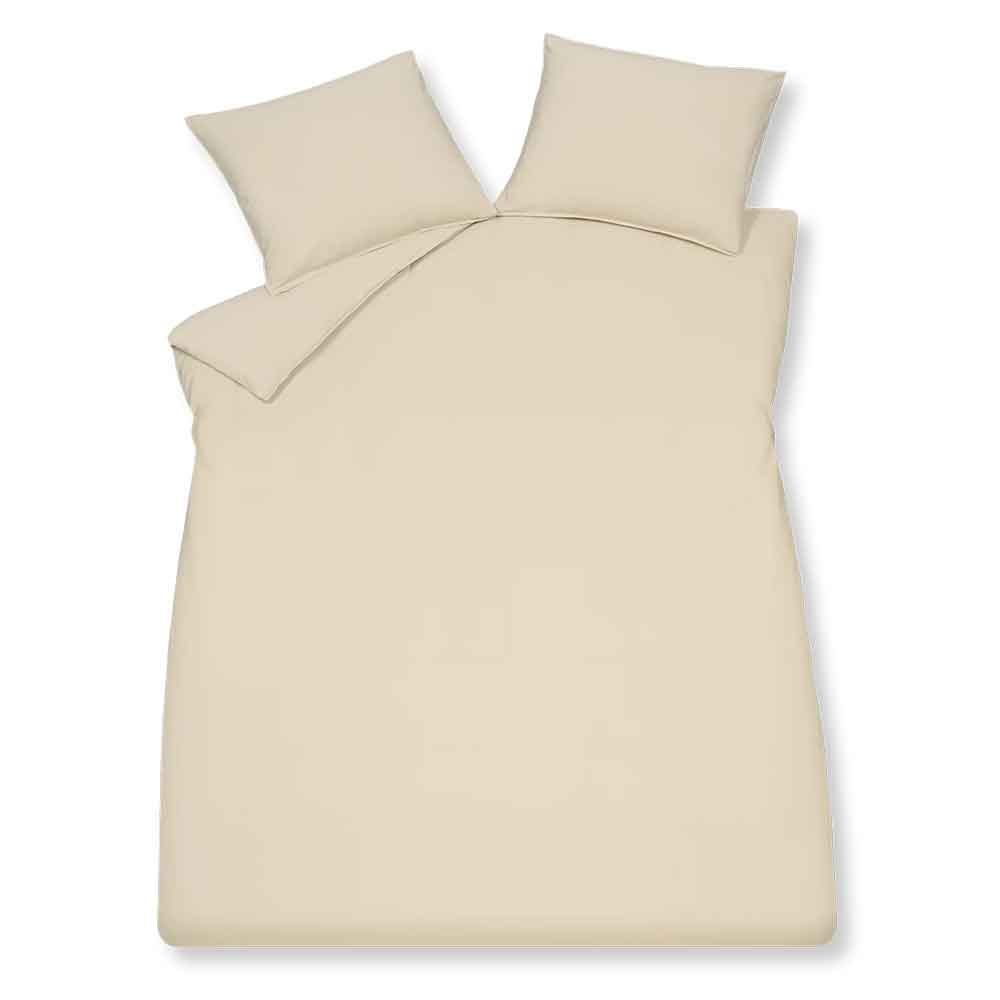 Vandyck Dekbedovertrek Washed Cotton Cream Tan