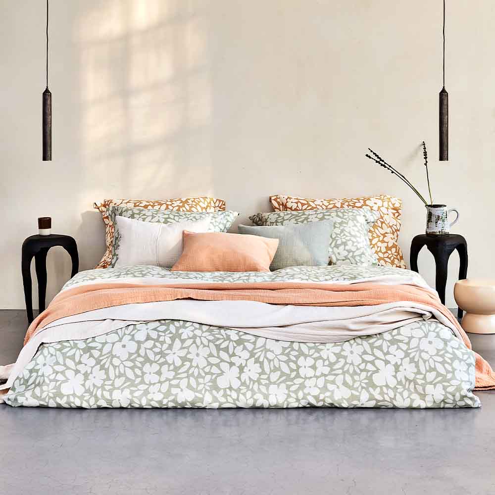Vandyck Dekbedovertrek Florals Apricot Blush