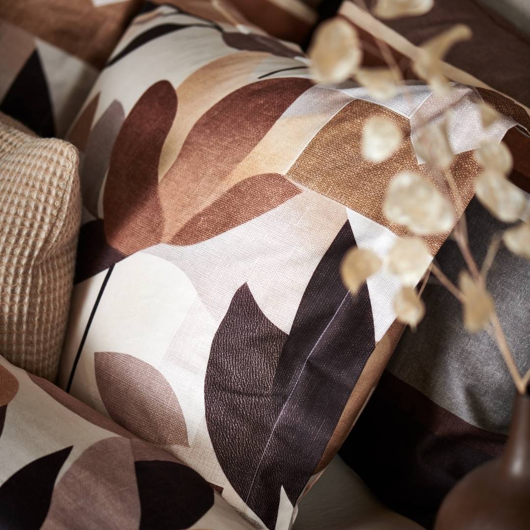 Vandyck Dekbedovertrek Autumn Fern Taupe