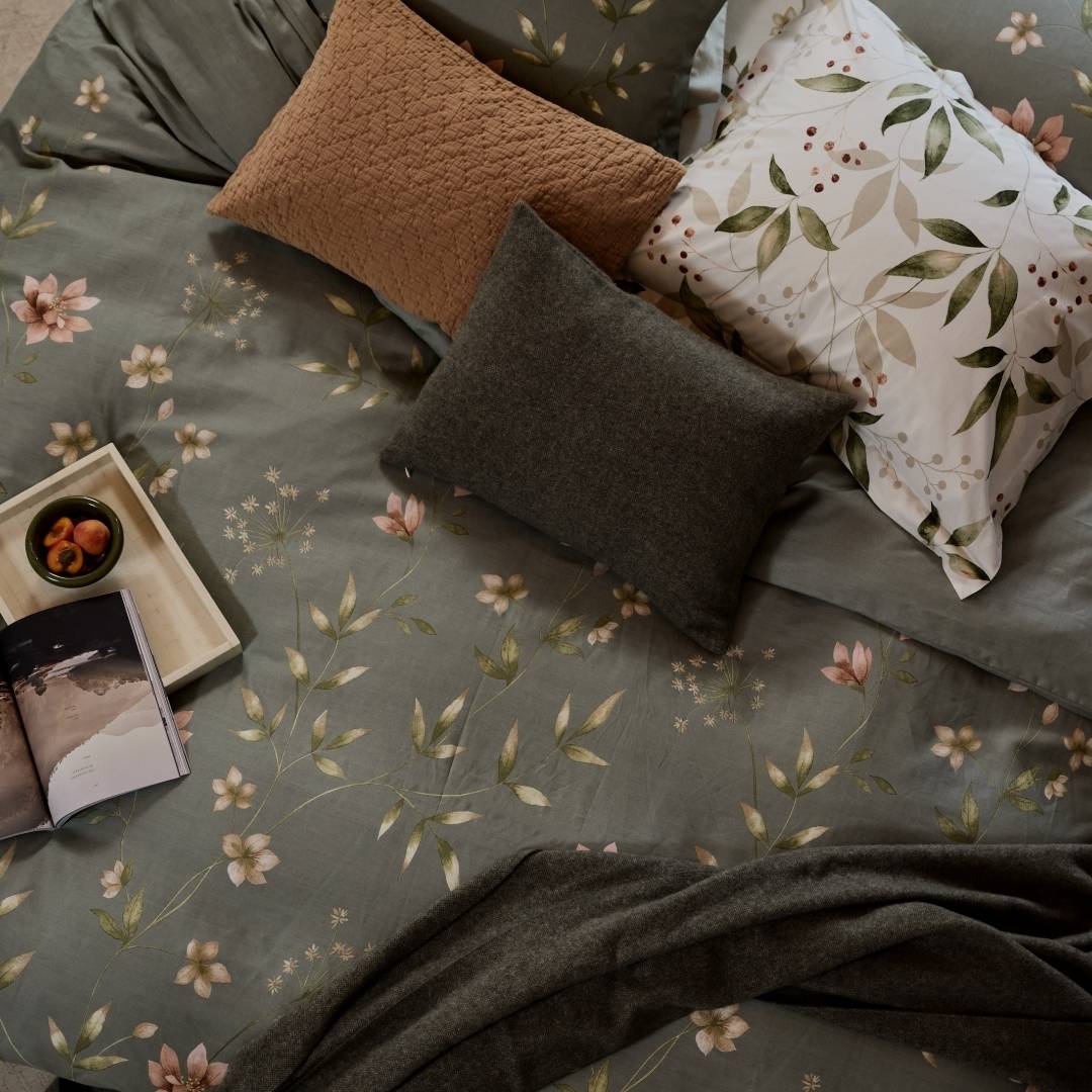 Vandyck Dekbedovertrek Fleurine Thyme