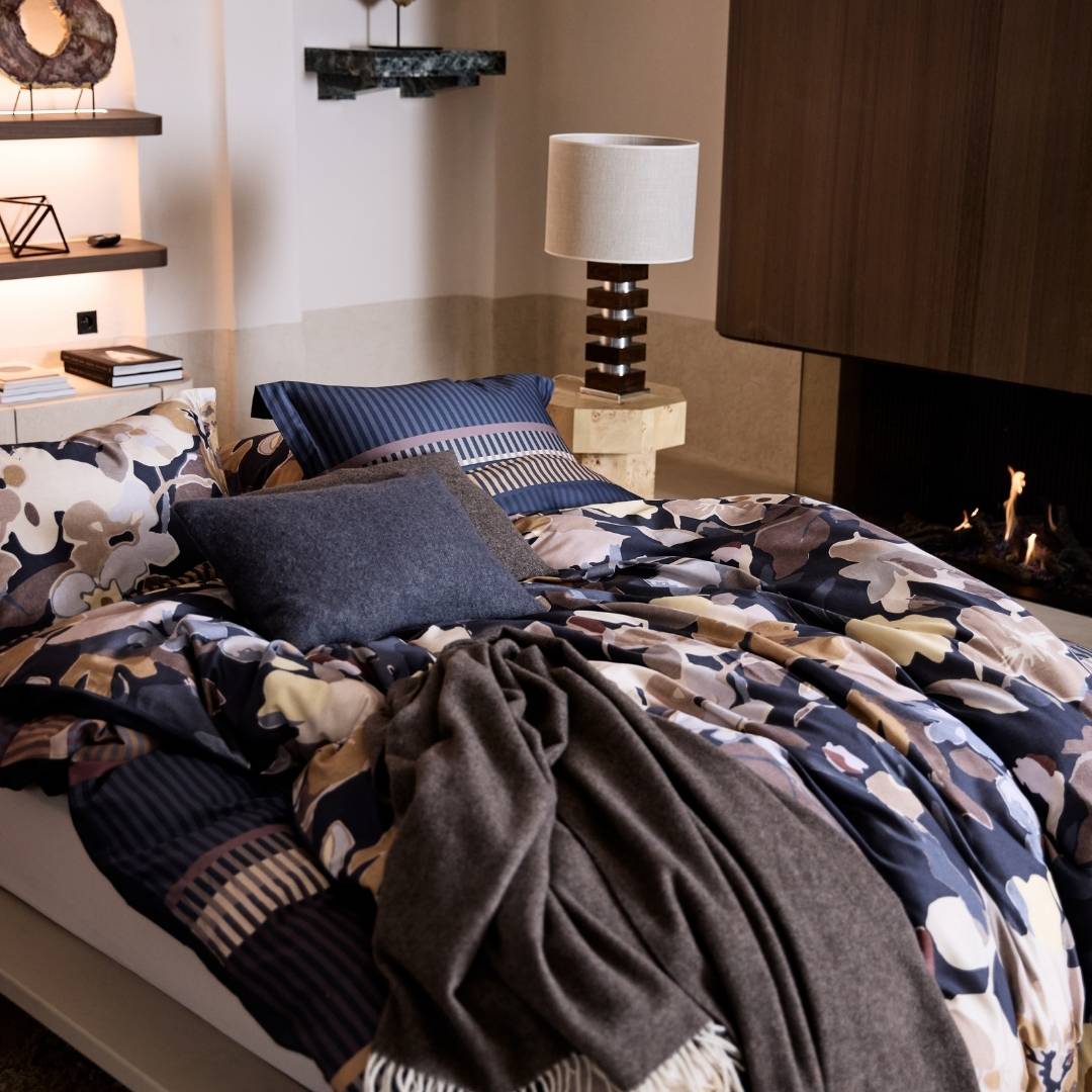 Vandyck Dekbedovertrek Lavender Haze Blue Ink