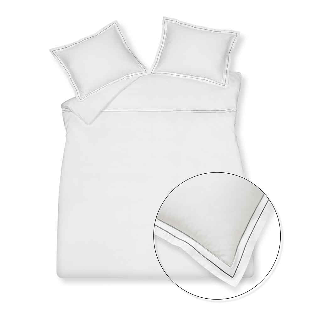 Vandyck Dekbedovertrek Purity Napels Off Black