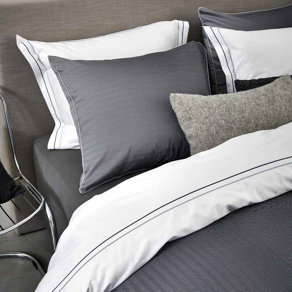 Vandyck Dekbedovertrek Purity Napels Off Black