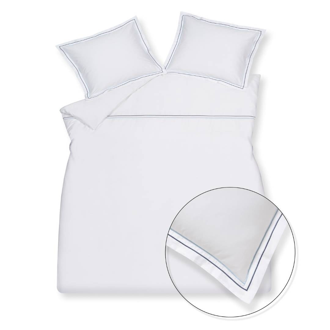 Vandyck Dekbedovertrek Purity Napels Dusty Blue