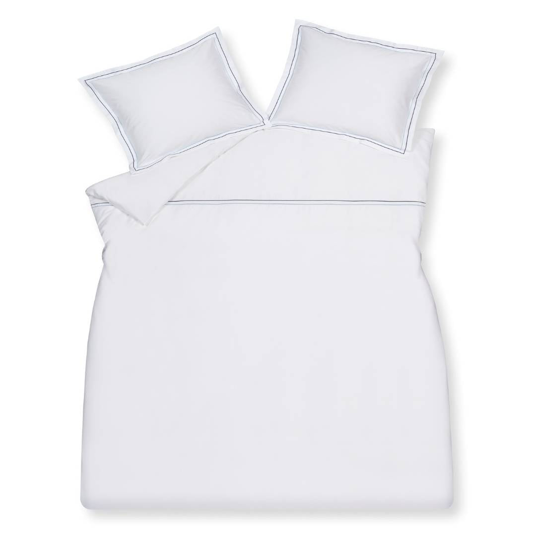 Vandyck Dekbedovertrek Purity Napels Dusty Blue