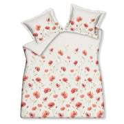 Vandyck Dekbedovertrek Summer Poppies Offwhite