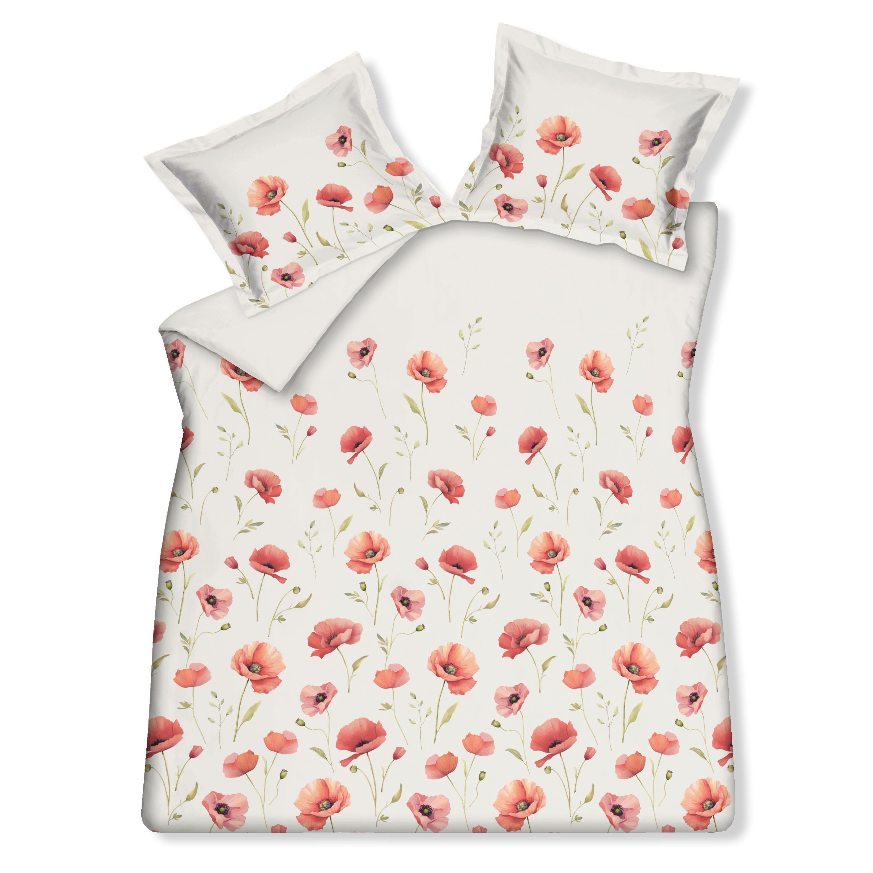 Vandyck Dekbedovertrek Summer Poppies Offwhite
