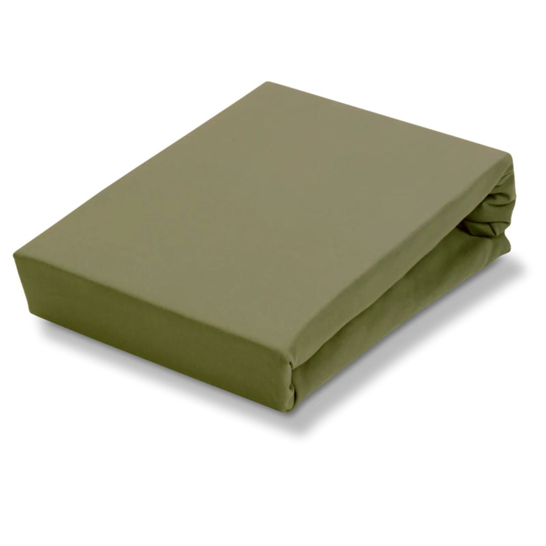 Vandyck hoeslaken Jersey Supreme Martini Olive