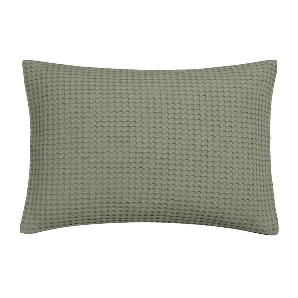 Vandyck Home Pique Wafel Kussensloop Light Olive 40 x 55 cm