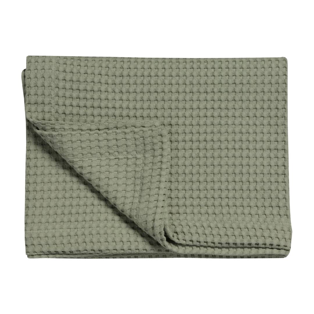 Vandyck Home Pique Wafeldeken Light Olive