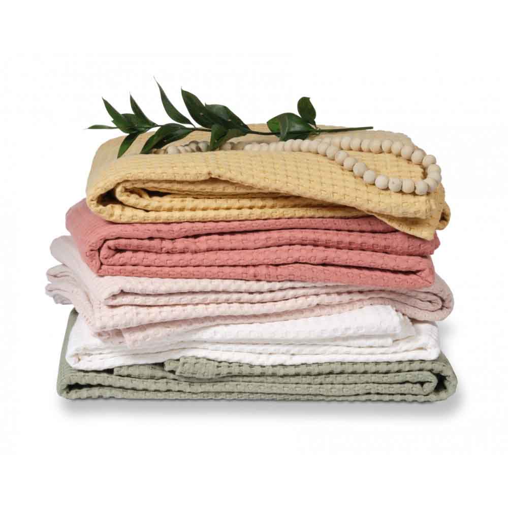 Vandyck Home Pique Wafeldeken White