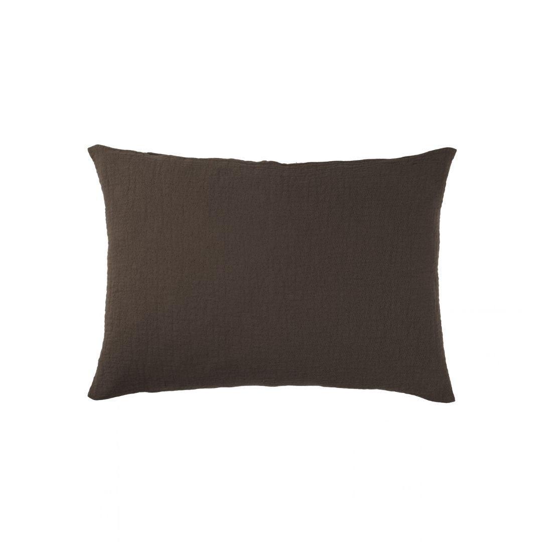 Vandyck Pure 68 sierkussensloop Dark Truffle