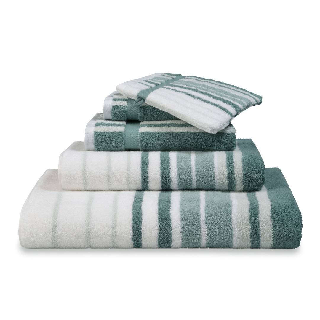 Vandyck Ontario handdoek Mineral Blue