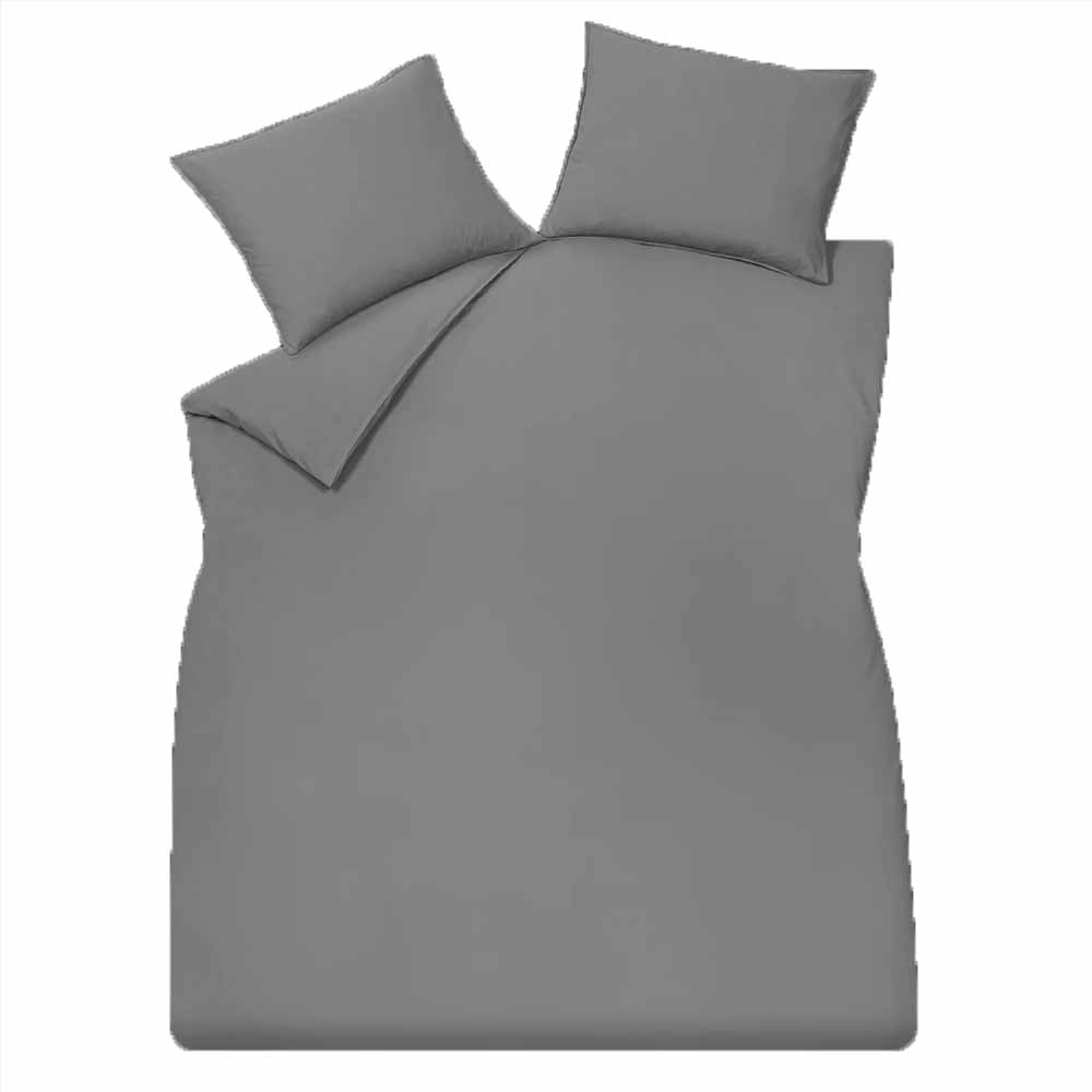 Vandyck Dekbedovertrek Washed Cotton Grey