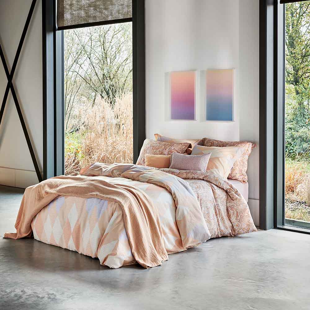 Vandyck Dekbedovertrek Glaze apricot blush