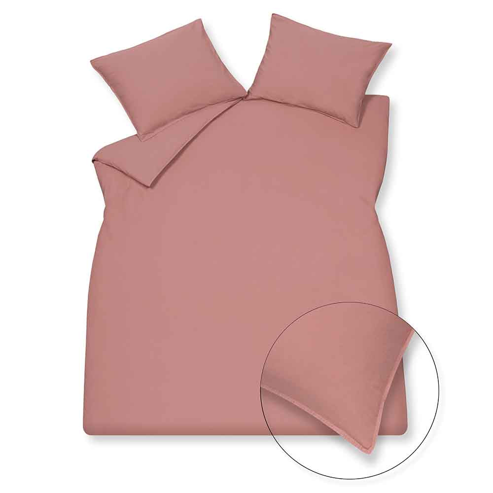 Vandyck Dekbedovertrek Washed Cotton Ash Rose
