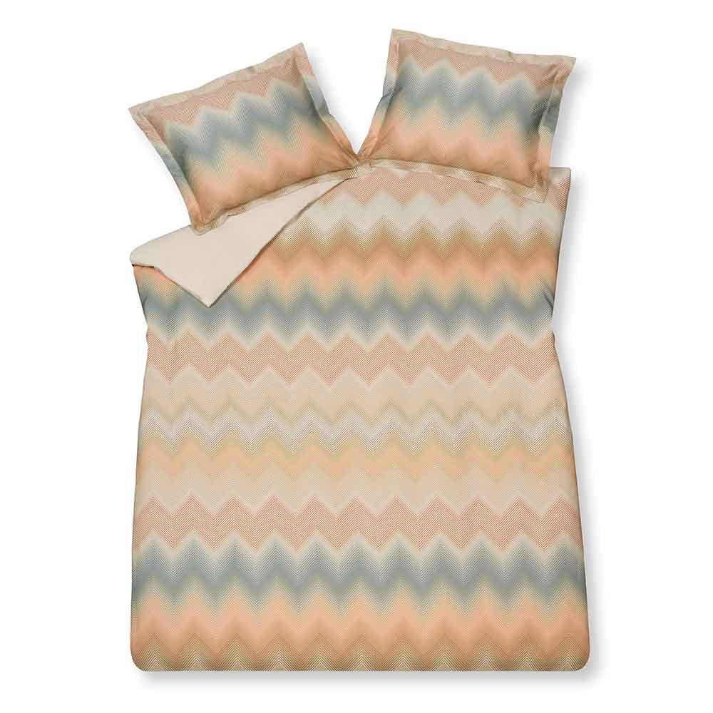 Vandyck Dekbedovertrek Ziggy cream tan